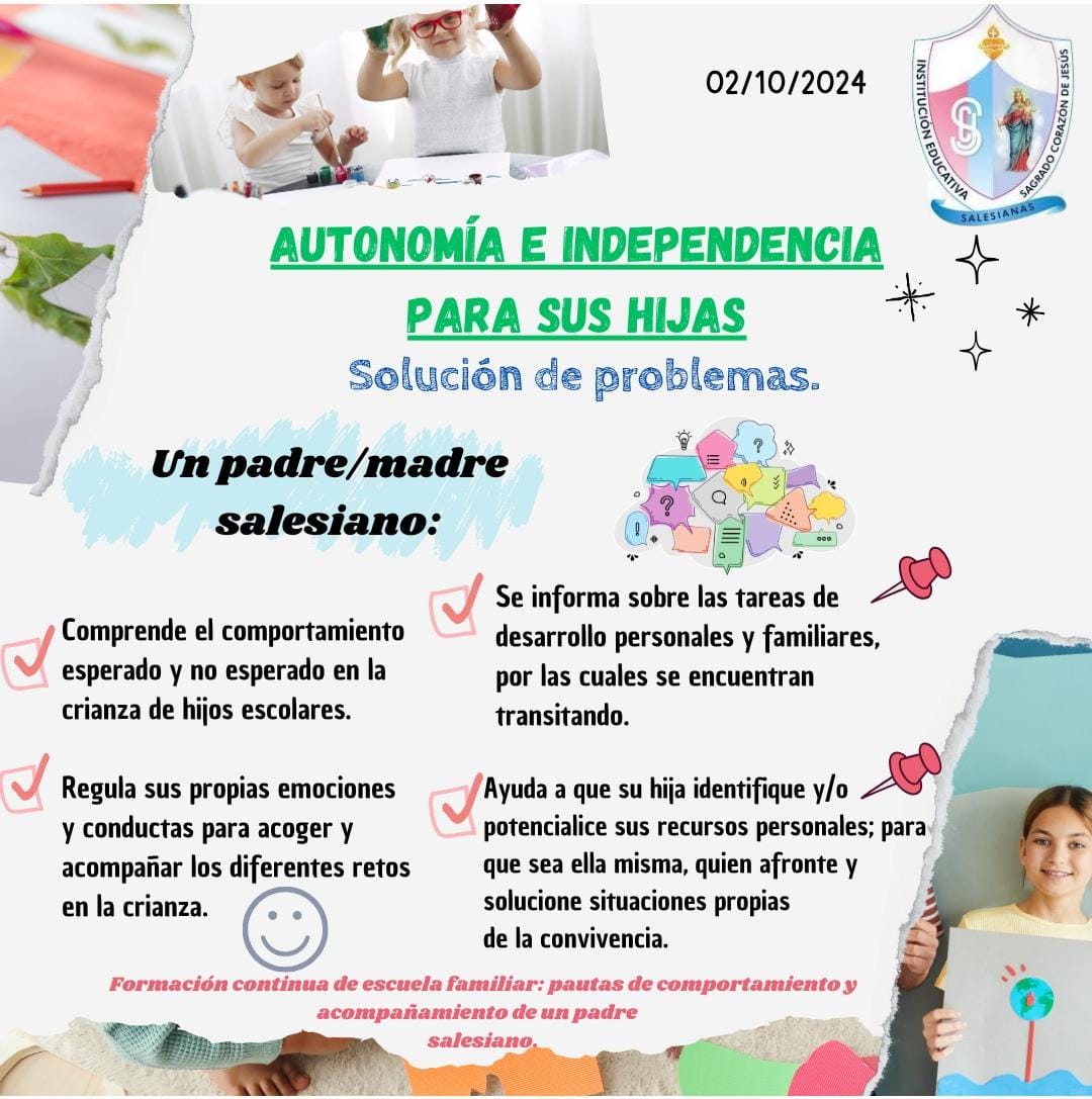 Autonomía e independencia para sus hijos