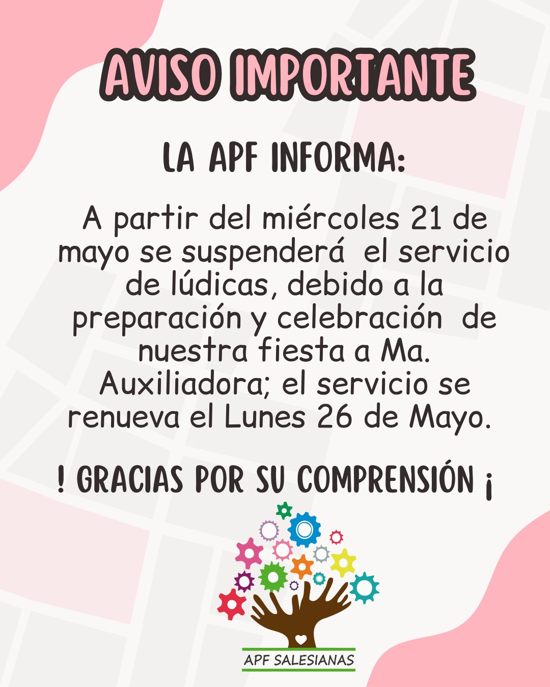 Aviso importante 21-26