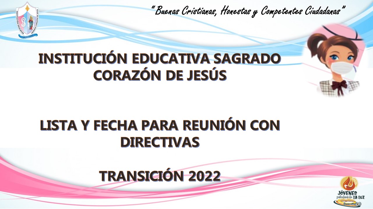 Preadmitidas a reunión transición 2022